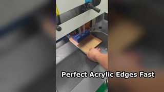 Hãy xem cách chúng tôi cắt và đánh bóng tấm acrylic để có được cạnh mịn và có độ bóng cao.