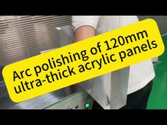 Vòng cung đánh bóng cho tấm acrylic siêu dày 120mm