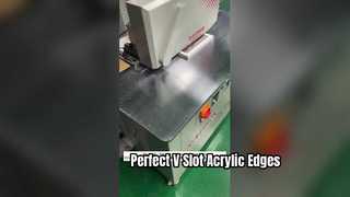 Hãy cùng xem máy của chúng tôi tạo ra hiệu ứng khe chữ V hoàn hảo như thế nào!
