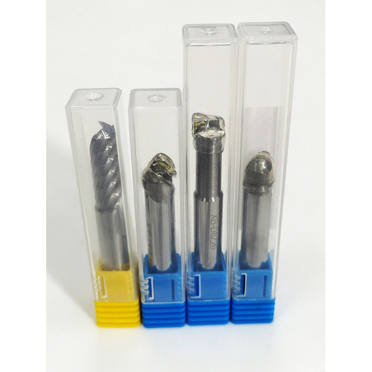 Dụng cụ phay ngón PCD kim loại di động bằng điện với lớp phủ để đánh bóng acrylic Gia công NC