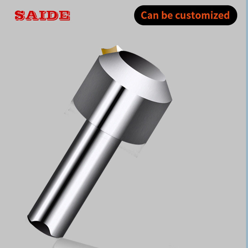 Nguồn cung cấp nhà máy Máy cắt tỉa acrylic chất lượng cao Dao phay vát kim cương đơn tinh thể CNC đặc biệt cho Acrylic/PS