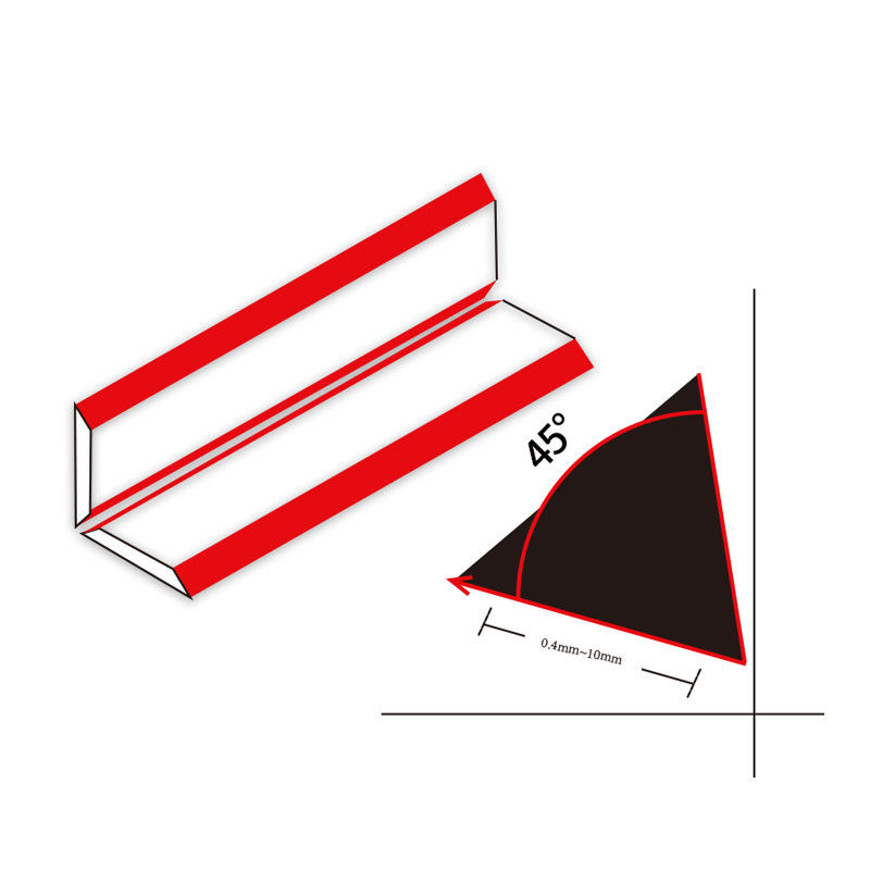 Chamfering Knife Carbide Tool Acrylic Polishing Machine Plexiglass Cutting Tools 45 độ Trimmer gắn kết cho Acrylic
