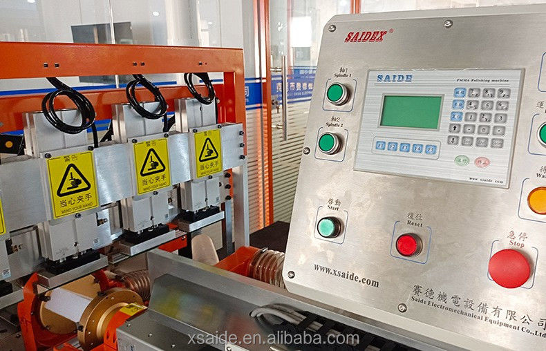 Máy đánh bóng cạnh hai mặt acrylic kích thước nhỏ 1000mm Sản xuất tại Trung Quốc SAIDE Máy đánh bóng kim cương cho PMMA/PS/Tấm dẫn sáng