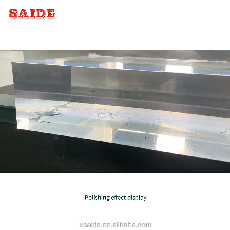 Máy đánh bóng cạnh hai mặt acrylic kích thước nhỏ 1000mm Sản xuất tại Trung Quốc SAIDE Máy đánh bóng kim cương cho PMMA/PS/Tấm dẫn sáng