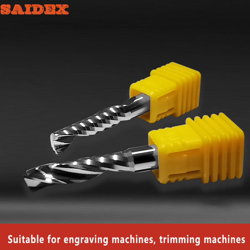 Dụng cụ cắt phay CNC thực tế cho ngành công nghiệp, dụng cụ vát mép CNC Acrylic cho cắt tốc độ cao Acrylic