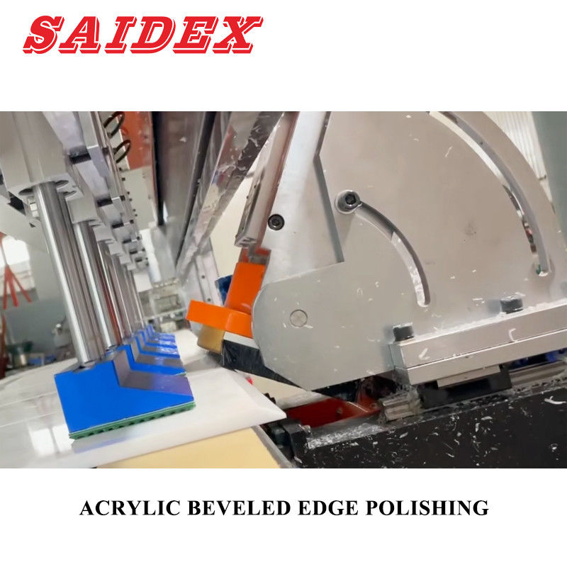 1350BX Máy đánh bóng acrylic tự động với công suất đầu vào định giá 3,5kw cho khu vực làm việc 1350mm Máy đánh bóng cạnh acrylic