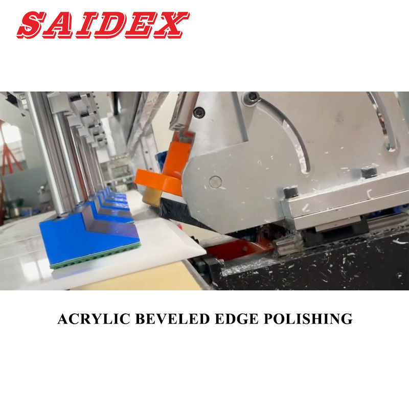 Máy đánh bóng cạnh acrylic độ chính xác cao chứng nhận CE 45 độ Beveled Edge tự động
