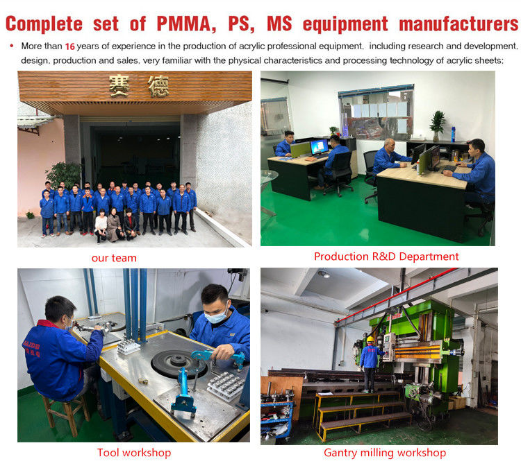 Trung Quốc nhà máy bán nóng máy đánh bóng Acrylic và Mitre 45 độ góc Bevel