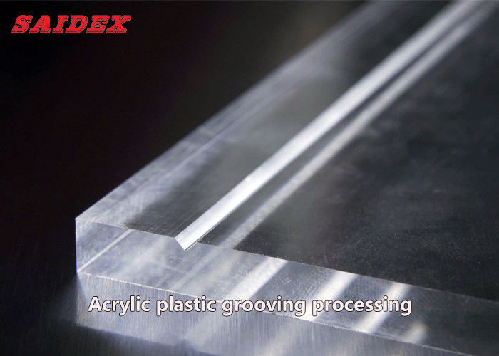 2.5kw 10A Máy cắt acrylic điện Chiều dài 1000mm 250kg Máy đánh bóng cạnh tròn 45 độ nhỏ