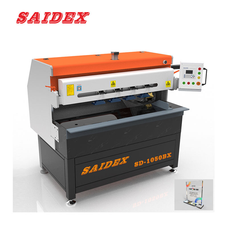 Máy đánh bóng cạnh thẳng acrylic AC220V 2.5kW, vát cạnh 0-60 độ