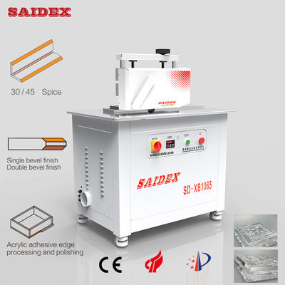 2.5kw 10A Máy cắt acrylic điện Chiều dài 1000mm 250kg Máy đánh bóng cạnh tròn 45 độ nhỏ