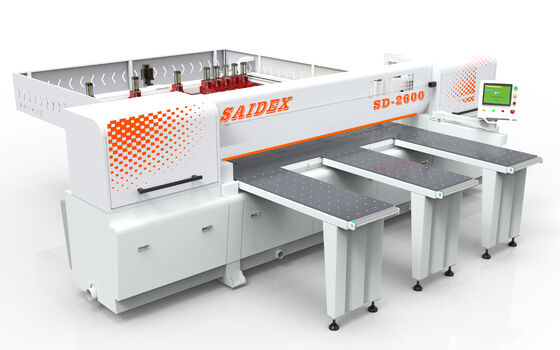 Máy cưa cắt tự động acrylic độ chính xác cao SAIDE với chiều dài cắt 2600mm và công suất 13KW